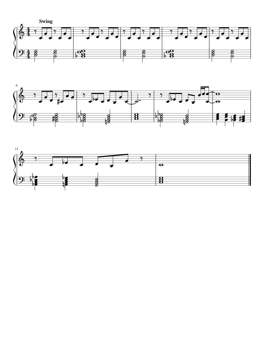 chromatic scale assignment Sheet music for Piano (Solo) | Musescore.com