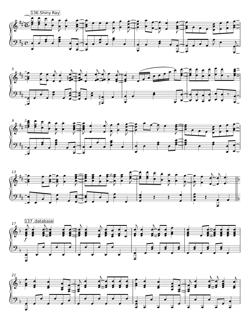 the Ultimate 200 Anime Songs Sheet Music for Piano (Solo) | MuseScore.com