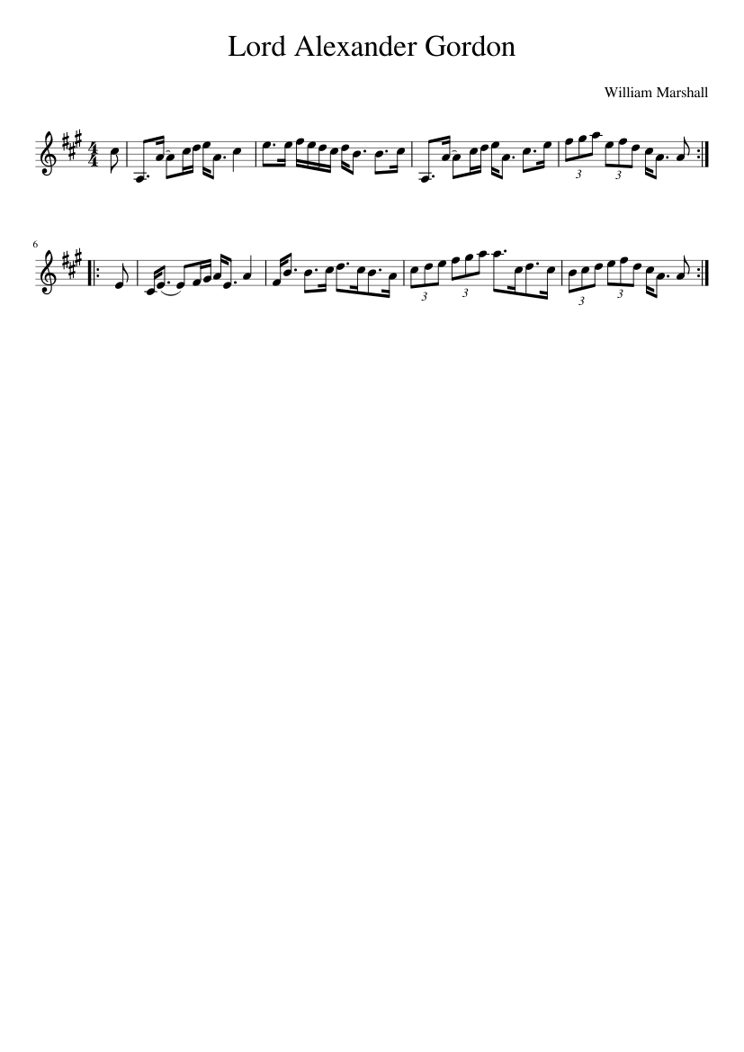 Lord Alexander Gordon