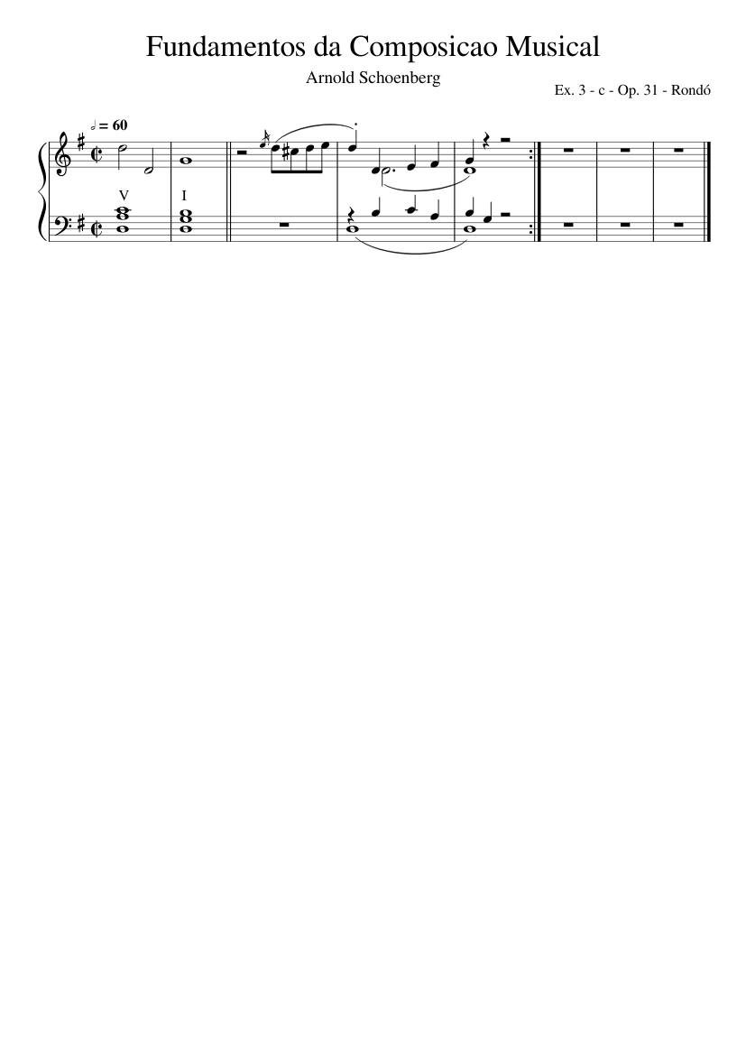 Fundamentos da Composicao Musical - Schoenberg Arnold - Ex. 3 - c - Op. 31 - Rondó