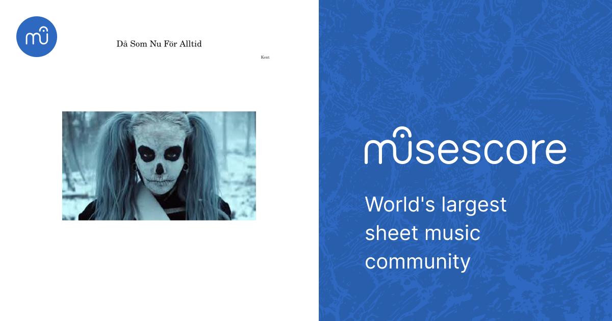 Då Som Nu För Alltid Kent Sheet music for Accordion, Tuba, Female, Tambourine & more