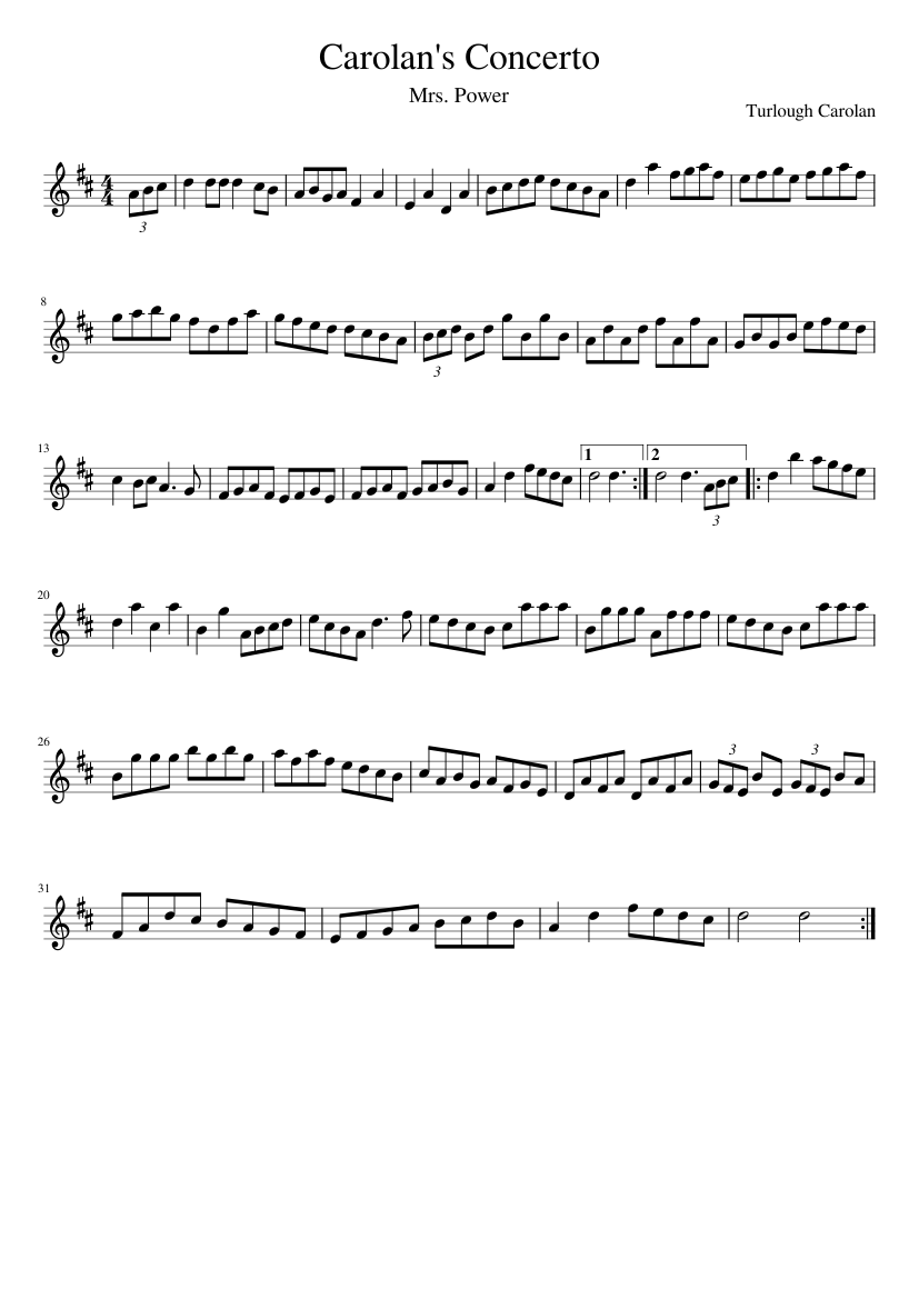 Carolan's Concerto