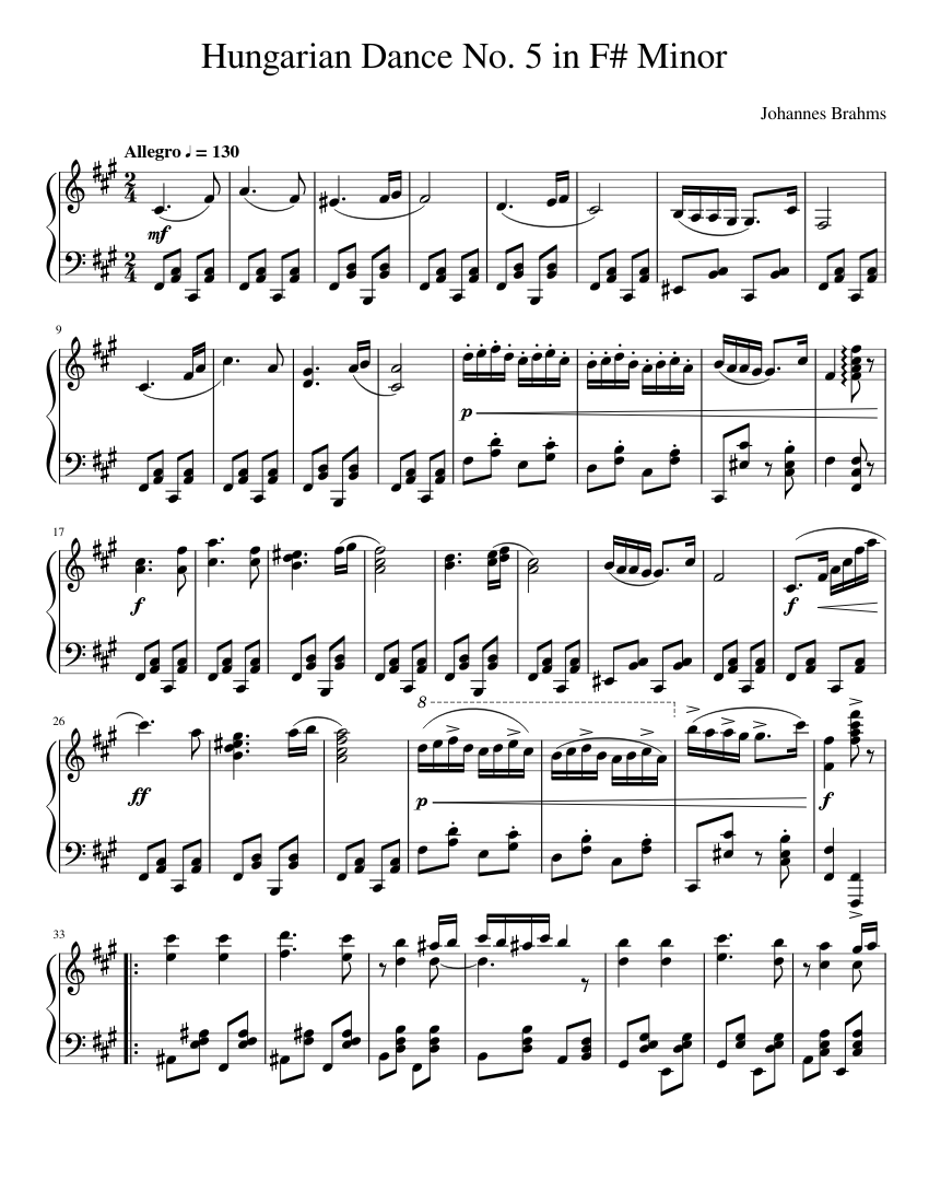 21 Hungarian Dances WoO 1