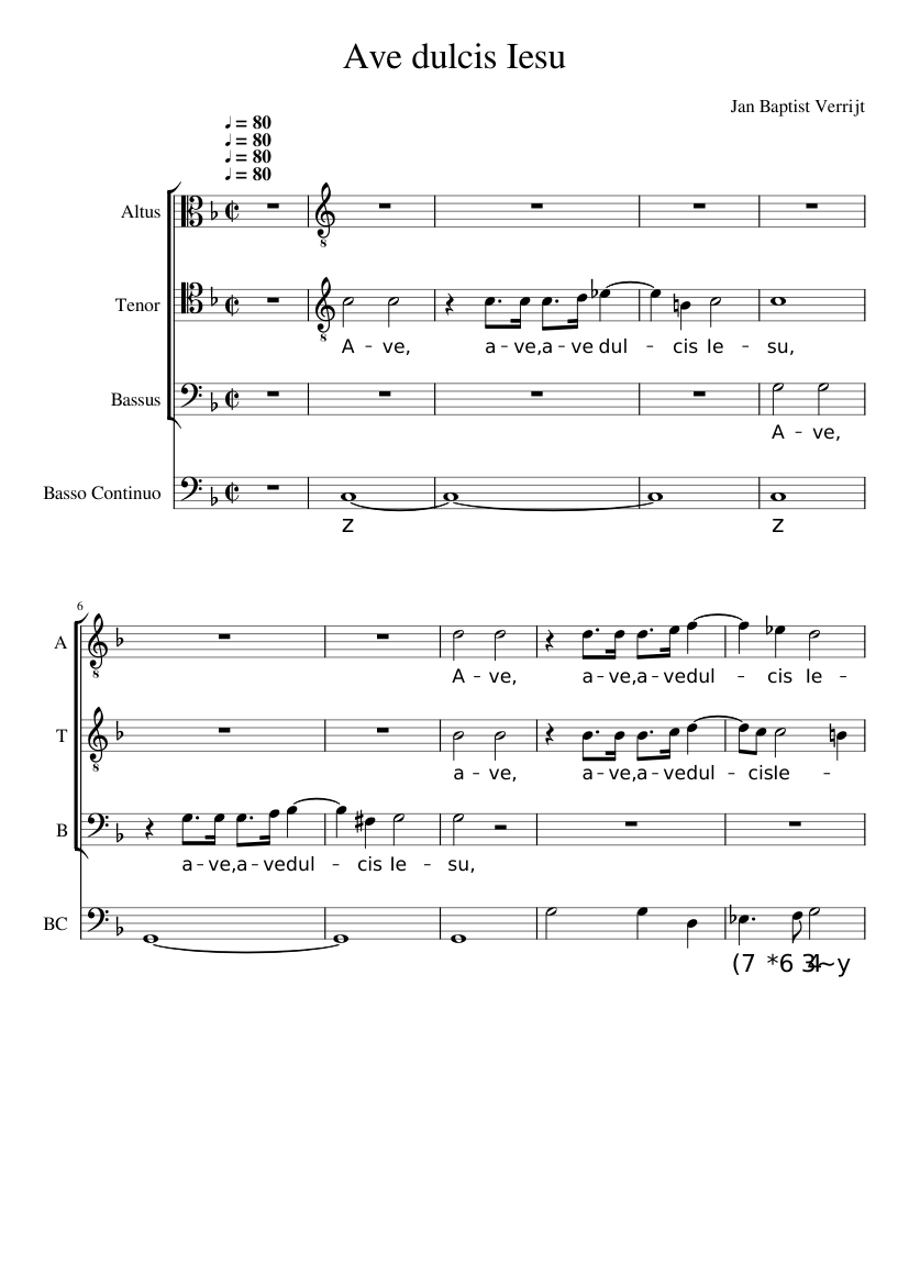 Ave dulcis Iesu