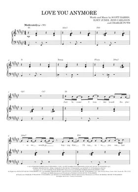 Free Love You Anymore by Michael Bublé sheet music | Download PDF or print  on Musescore.com
