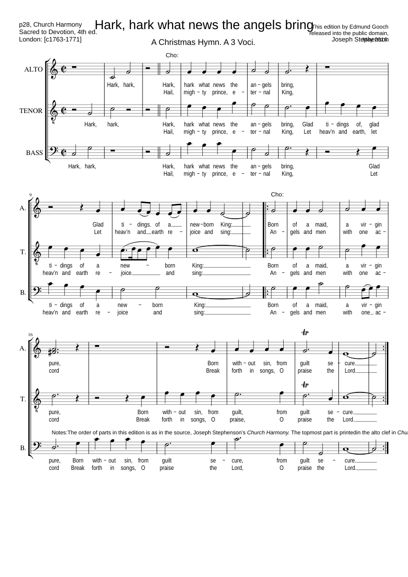 Hark hark what news the angels bring