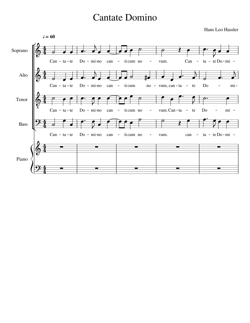 Cantate Domino
