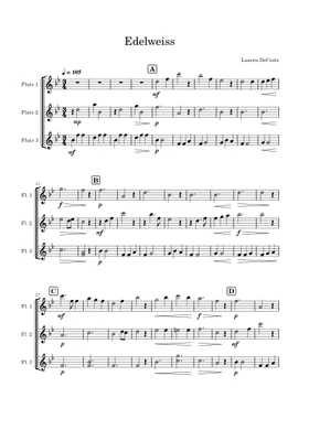Free Edelweiss (from The Sound of Music) by Rodgers & Hammerstein sheet  music | Download PDF or print on Musescore.com