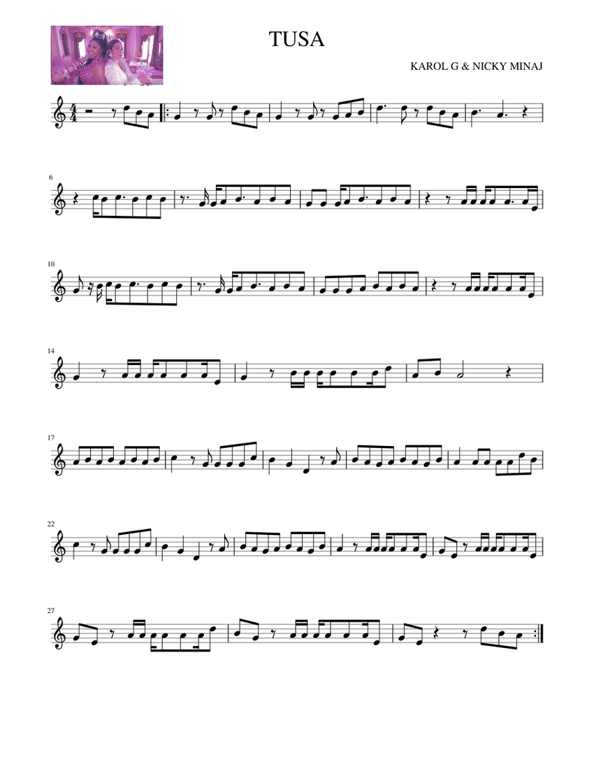 TUSA - piano tutorial