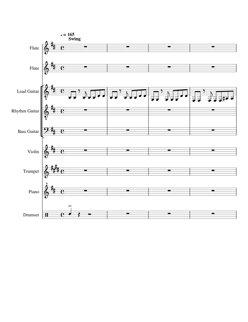 Wolf in Sheep's Clothing - Set it Off Sheet music for Piano, Flute, Violin,  Guitar & more instruments (Mixed Ensemble) | Musescore.com