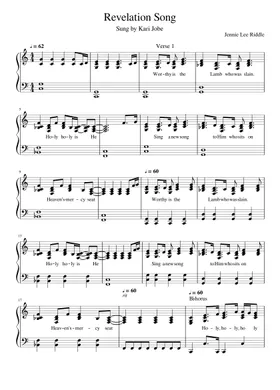 Revelation Song by Jennie Lee Riddle - Trumpet - Digital Sheet