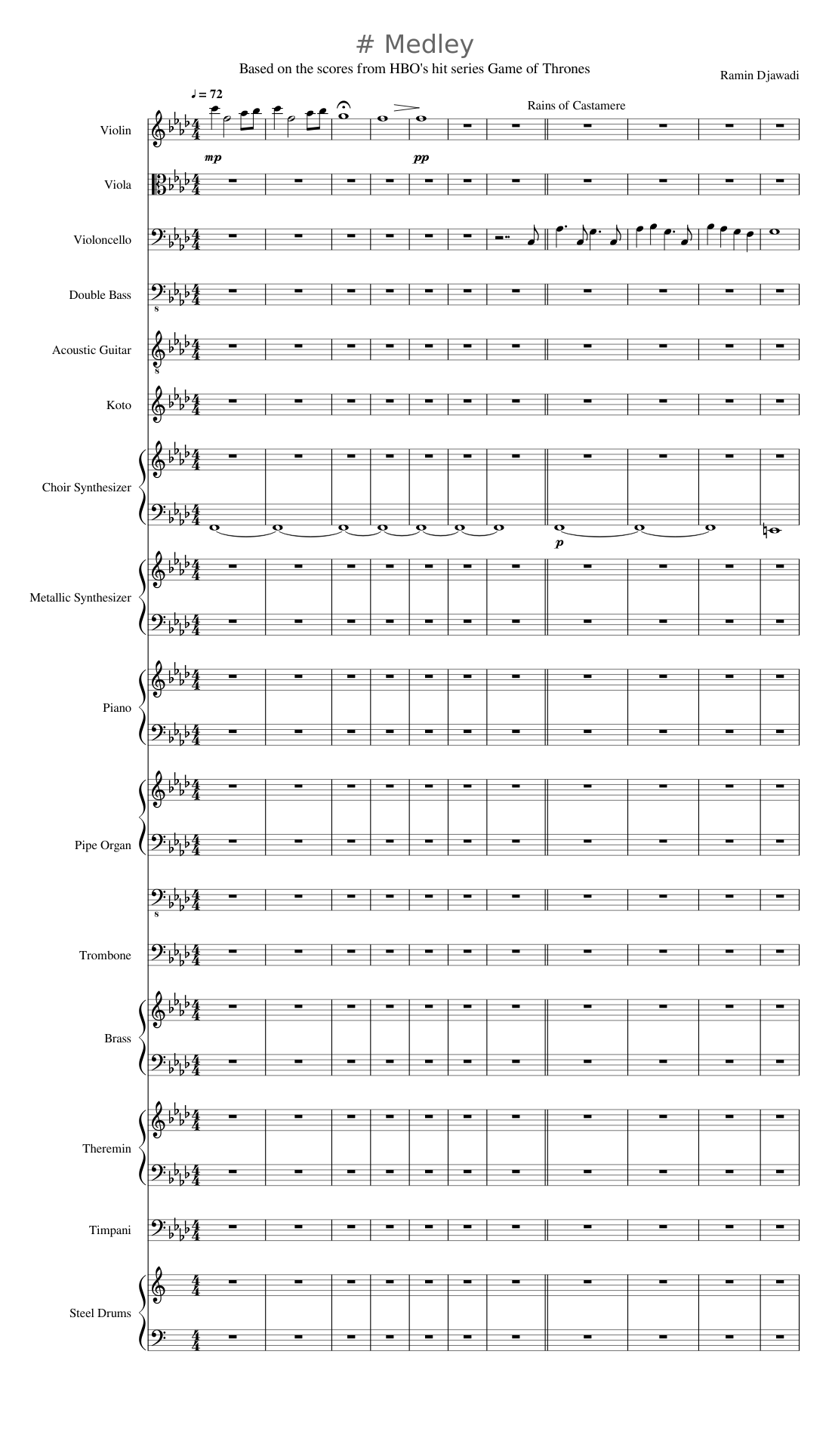 Game Of Thrones Theme