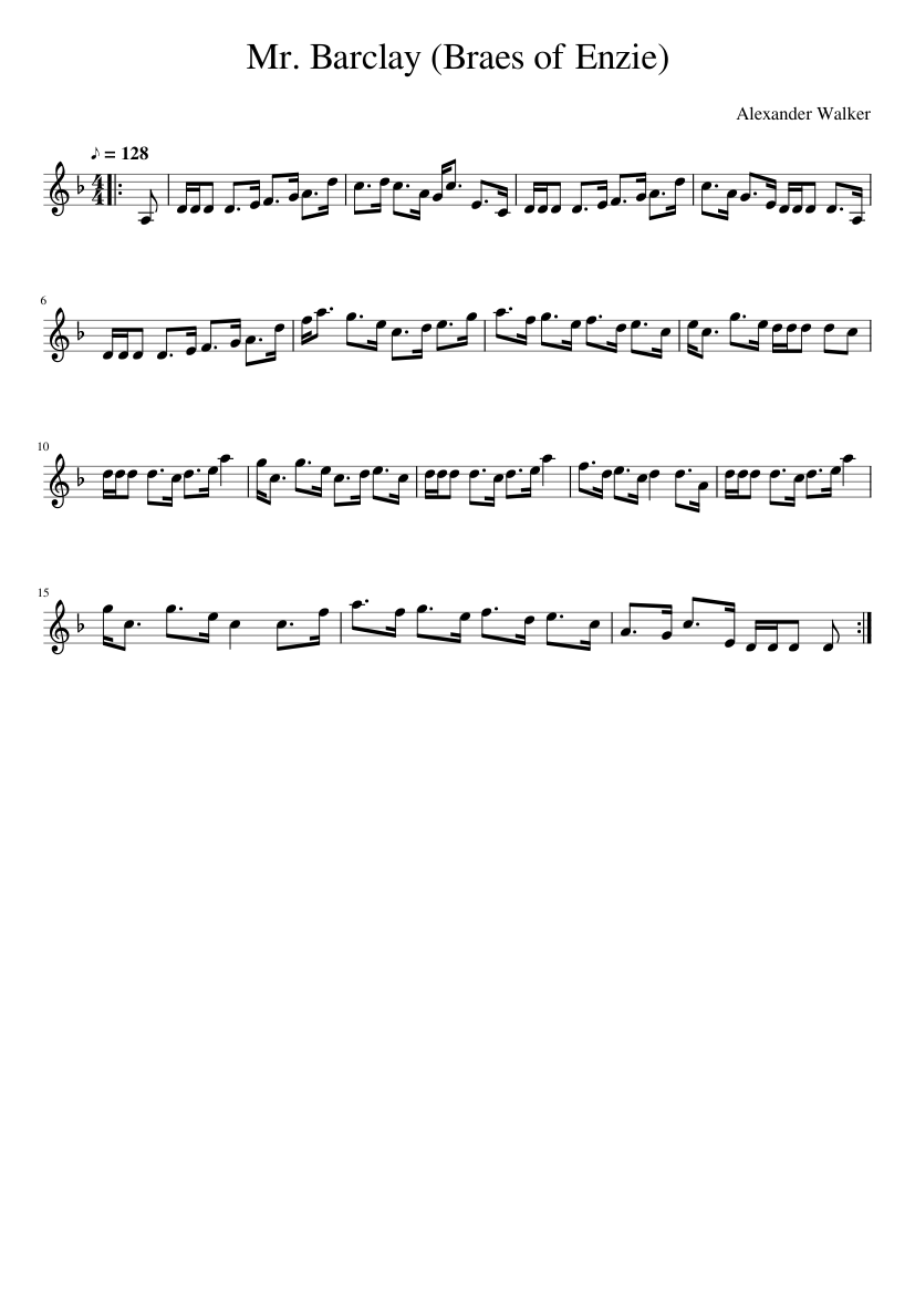 Mr. Barclay (Braes of Enzie)