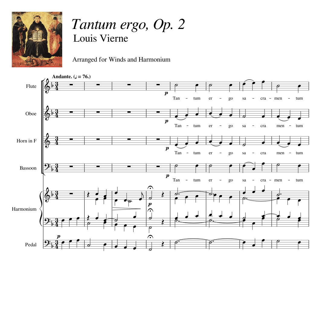 Tantum ergo Op.2