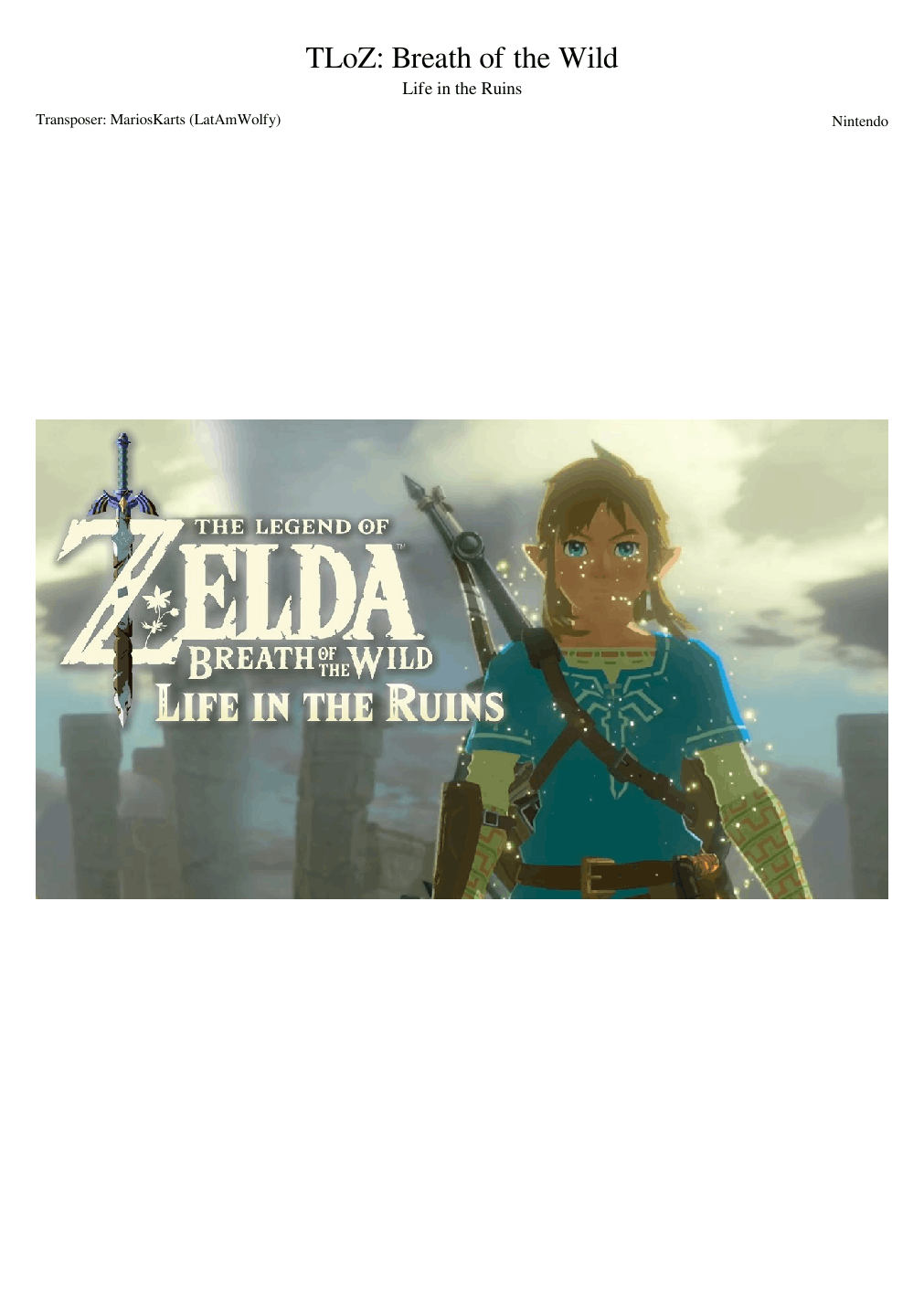 the legend of zelda breath of the wild - Life in the Ruins