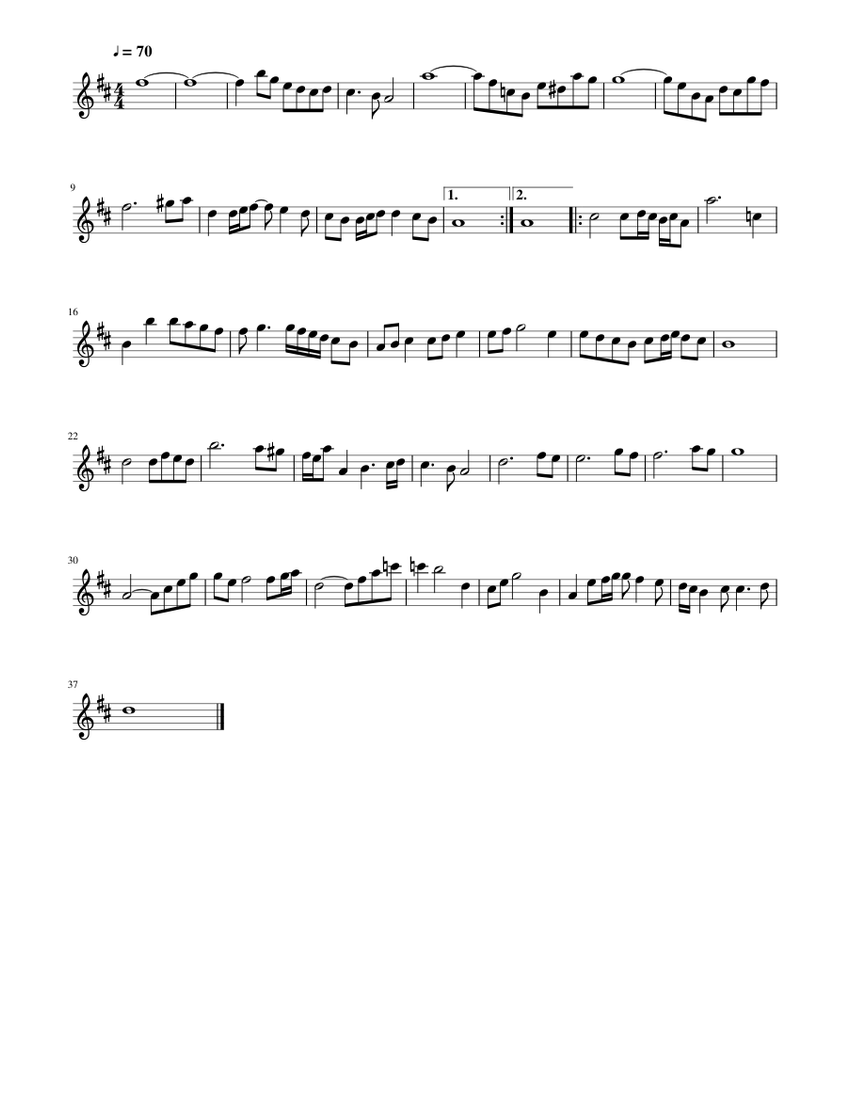 Air Bach Violin Sheet music for Violin (Solo) | Musescore.com