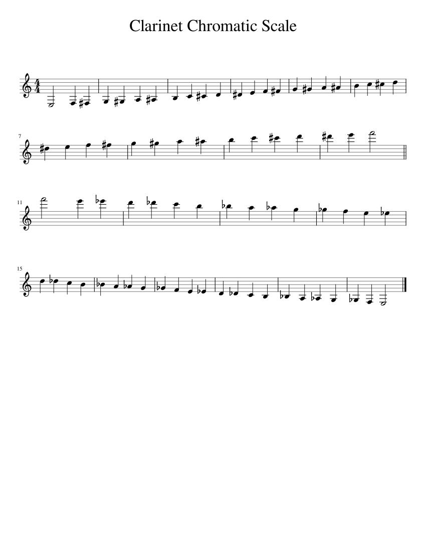 clarinet in e flat major op 36 movement 1
