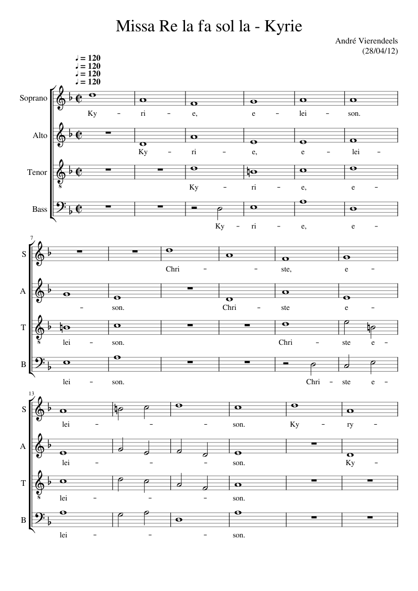 Missa re la fa sol la