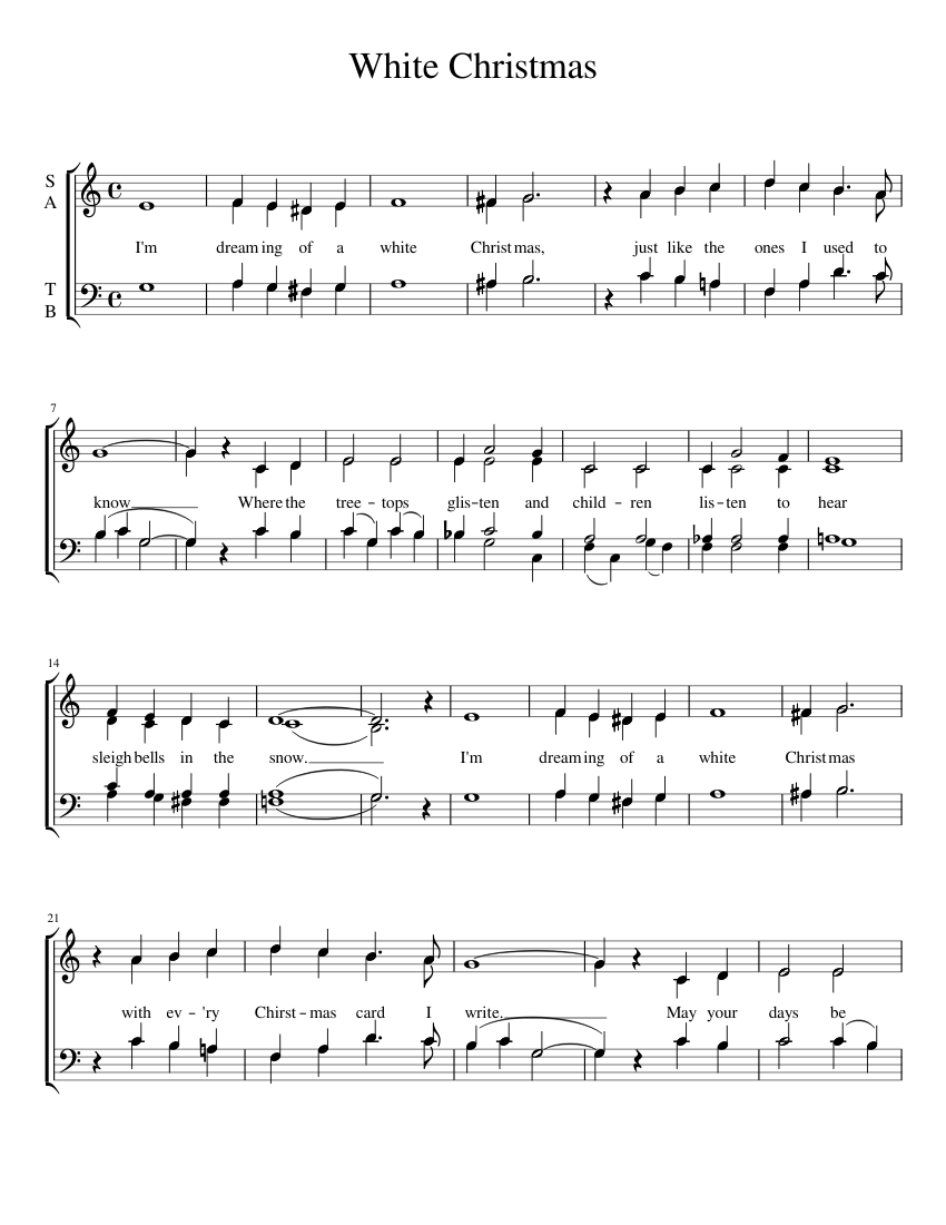 white-christmas-sheet-music-for-vocals-choral-musescore