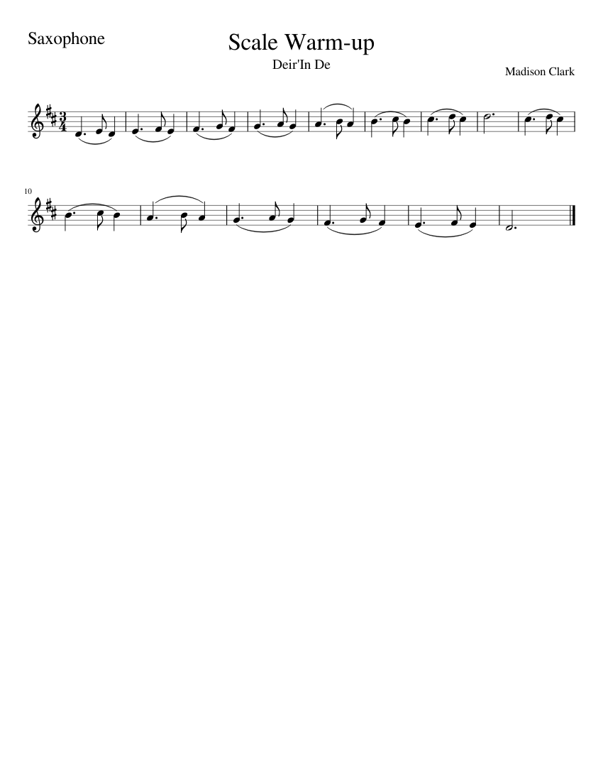 Scale Warm up 4 Sheet music for Piano (Solo) Easy | Musescore.com