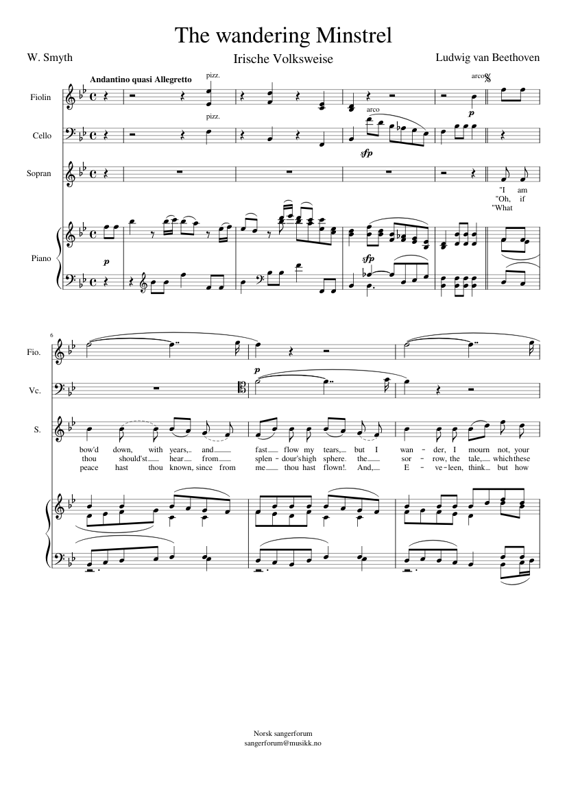 The wandering Minstrel