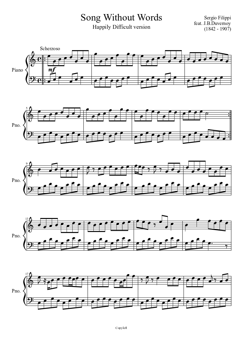 Song Without Words - Happily Version