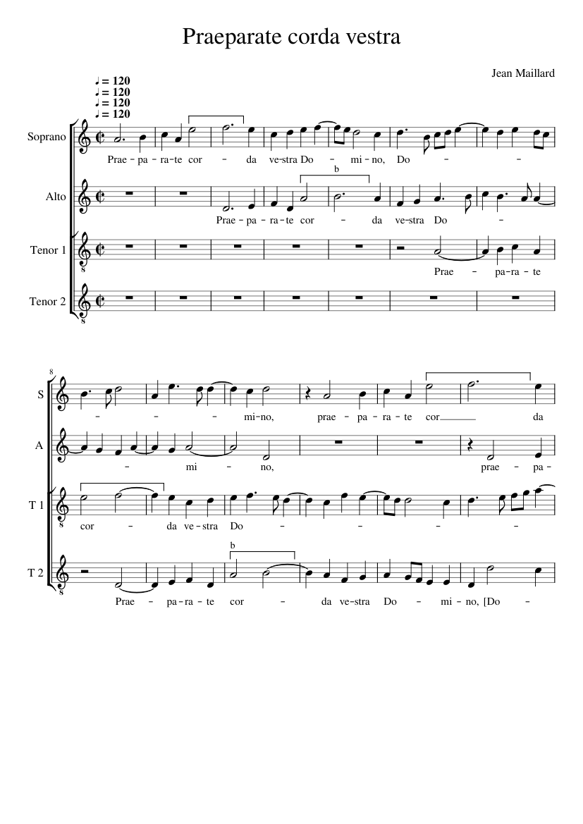 Praeparate corda vestra