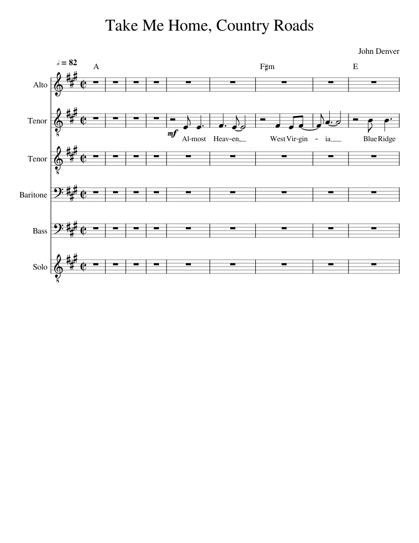 Take Me Home Country Roads