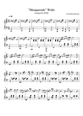 The vampire Waltz - Peter Gundry Piano Sheet Music 