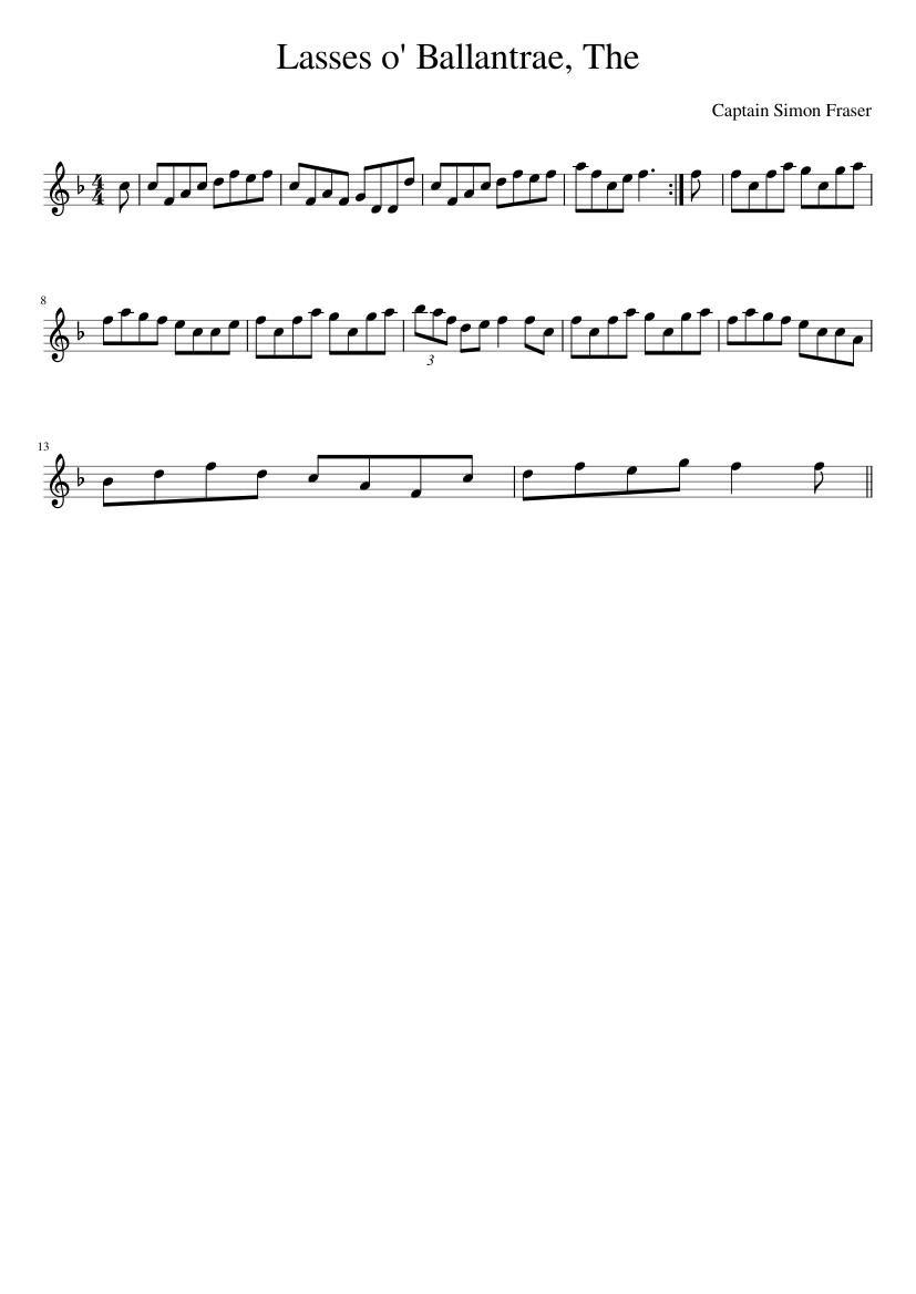 The Lasses o' Ballantrae