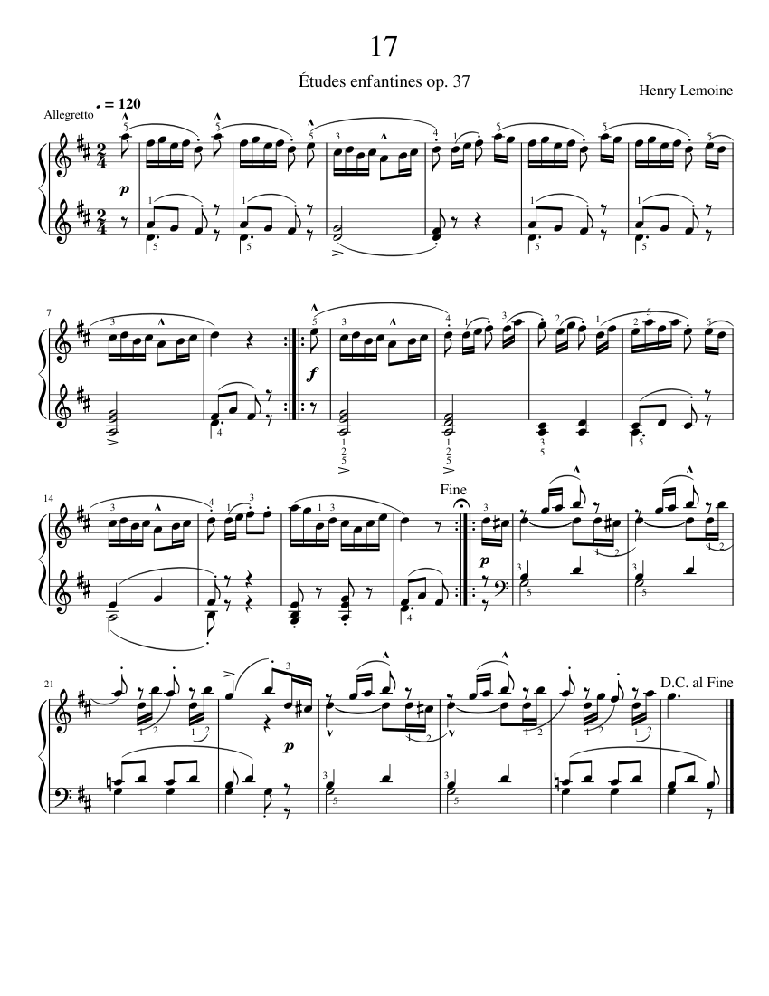 Études enfantines Op.37