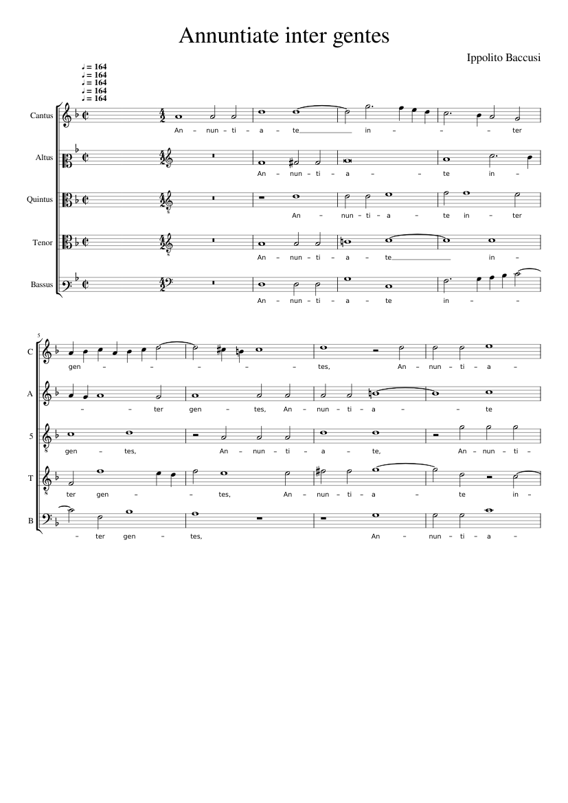 Annuntiate inter gentes