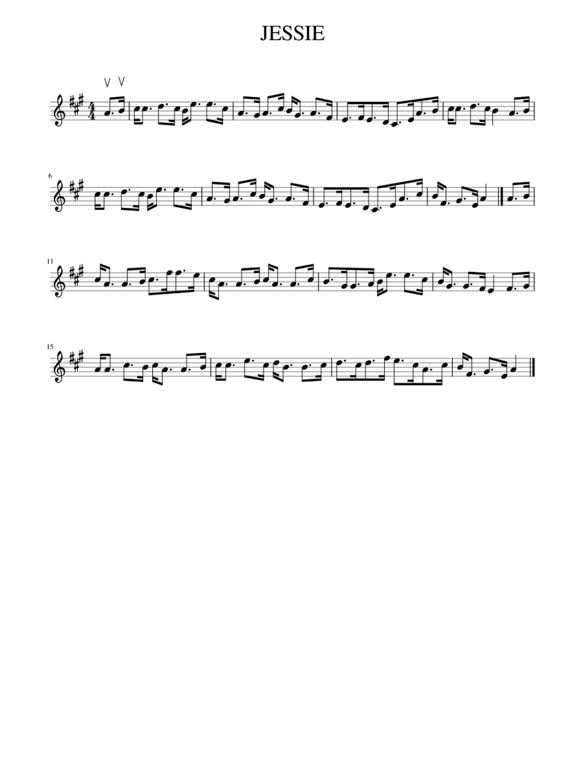 JESSIE Sheet music for Piano (Solo) | Musescore.com