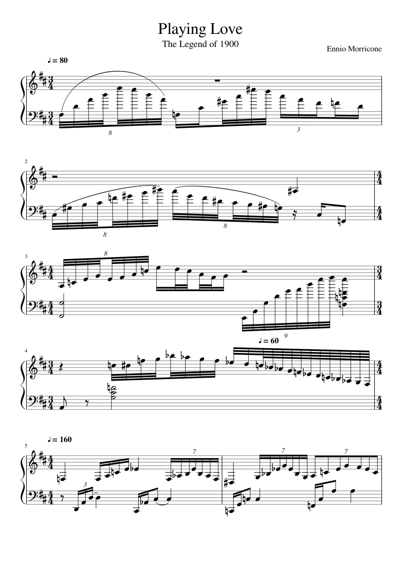 Playing Love Sheet music for Piano (Solo) | Musescore.com