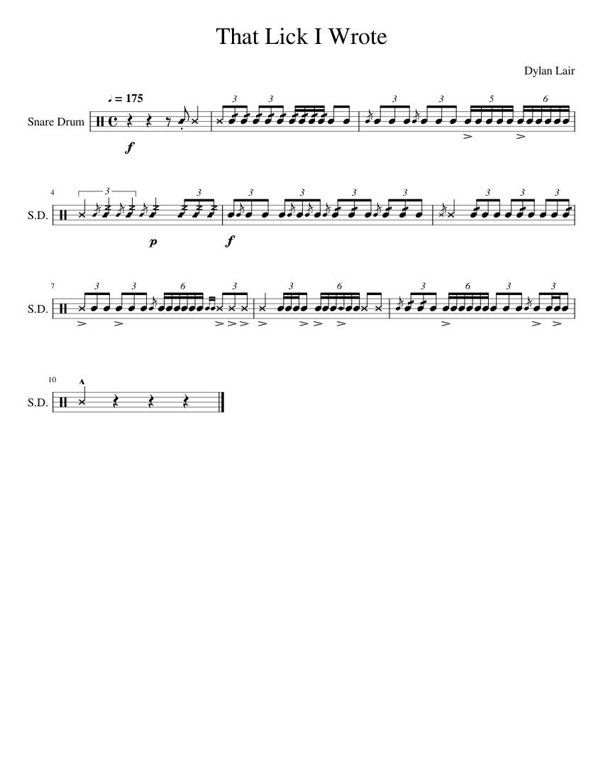 That Lick I Wrote
