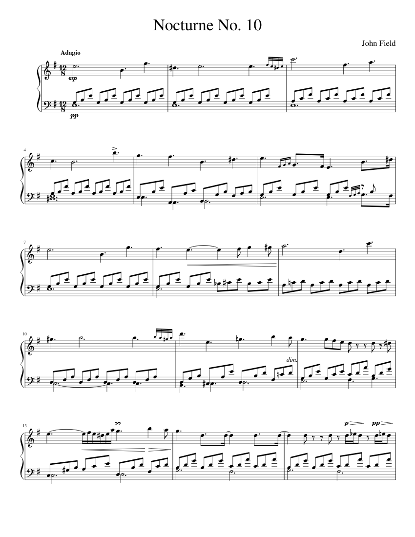 Nocturne in E minor H 46
