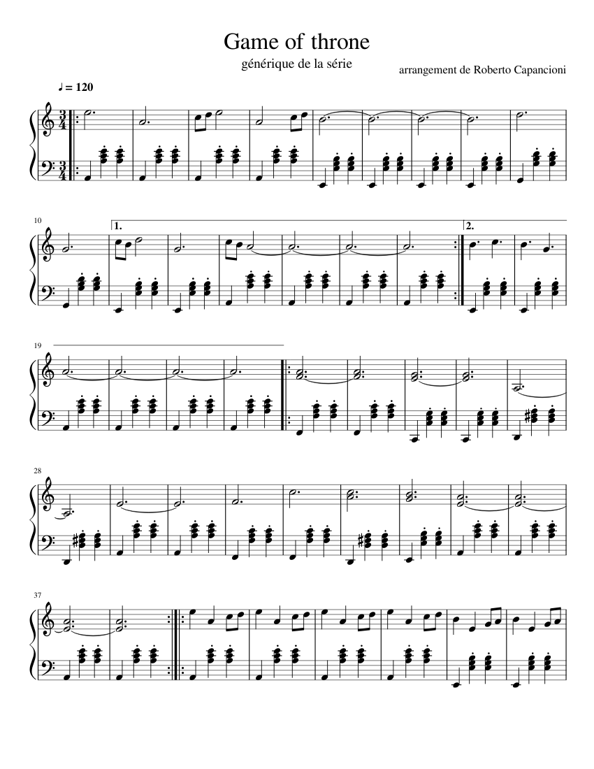 Game Of Thrones Theme