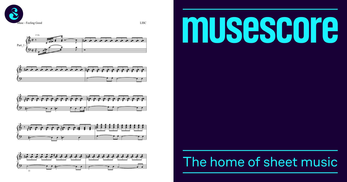 Muse - Feeling Good Sheet music for Piano (Solo) | Musescore.com