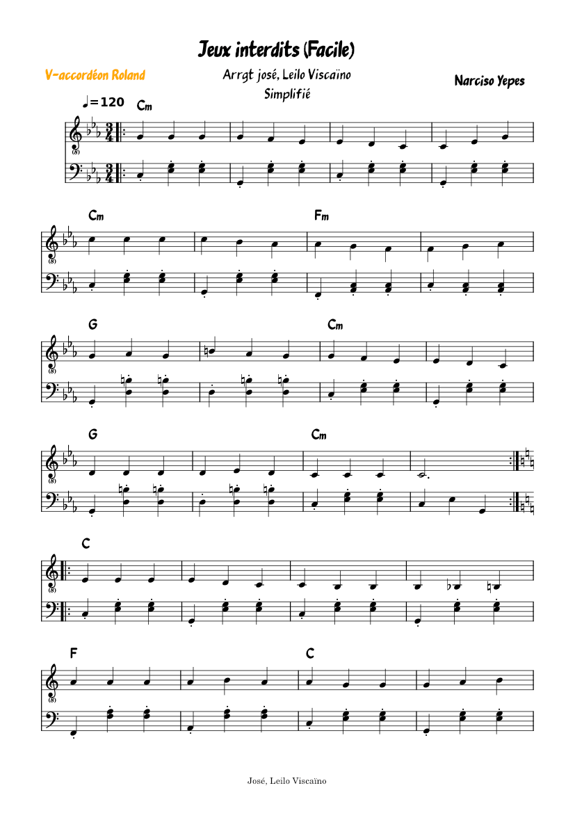 Divers Auteurs - Jeux Interdits (musique Originale Du Film) Pour Piano