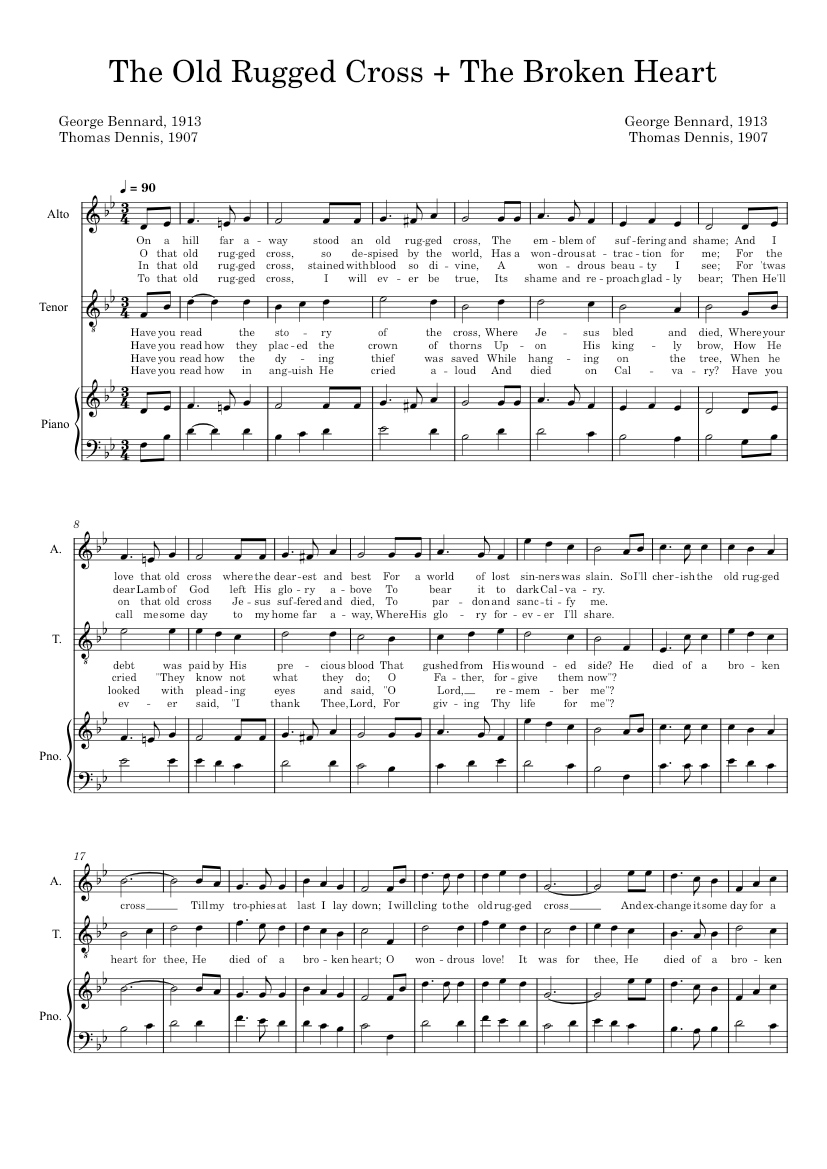 The old rugged cross