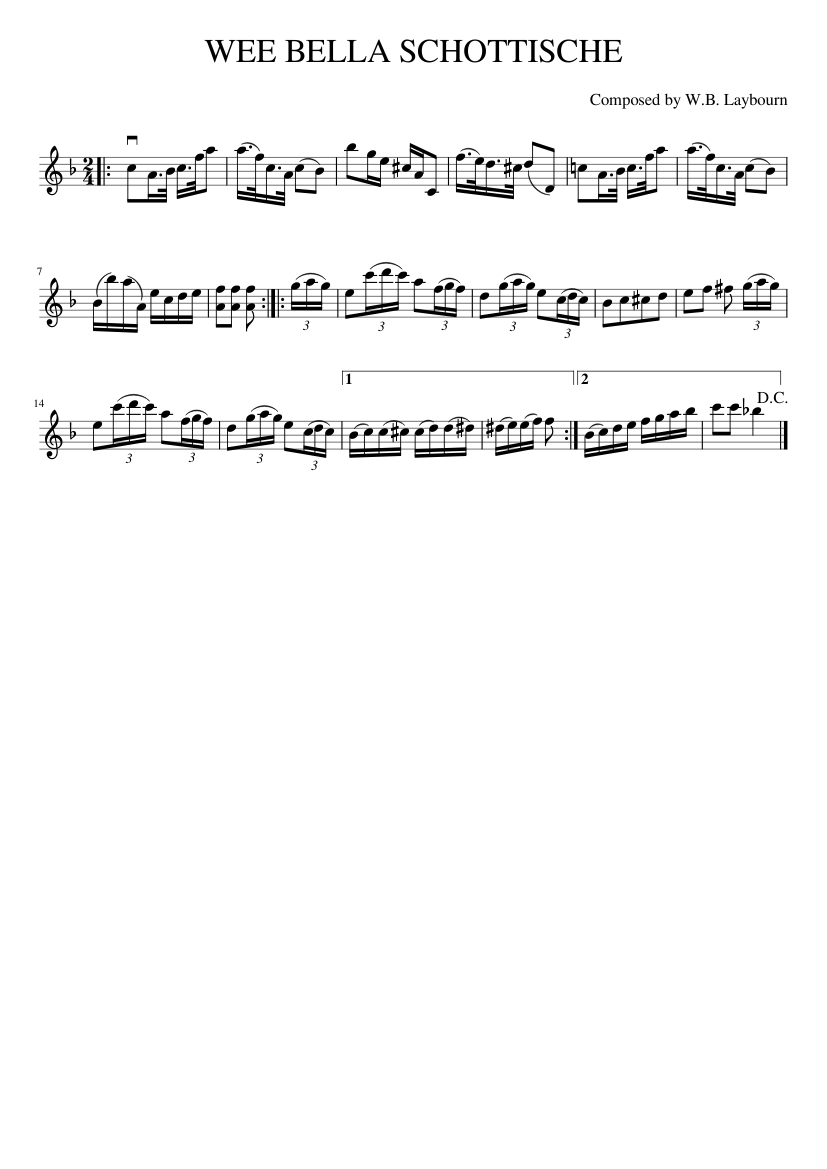 Wee Bella Schottische