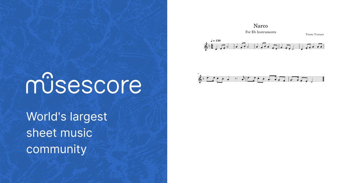 Narco Timmy Trumpet Narco Alto Sax Sheet music for Saxophone alto