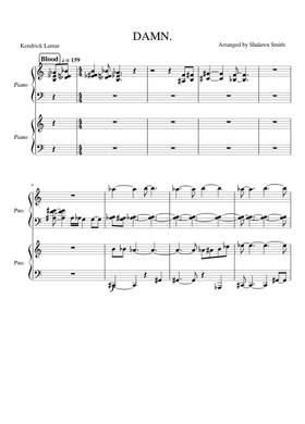 Search Results For Kendrick Lamar Free Sheet Music Sorted By Comment Count Musescore Com