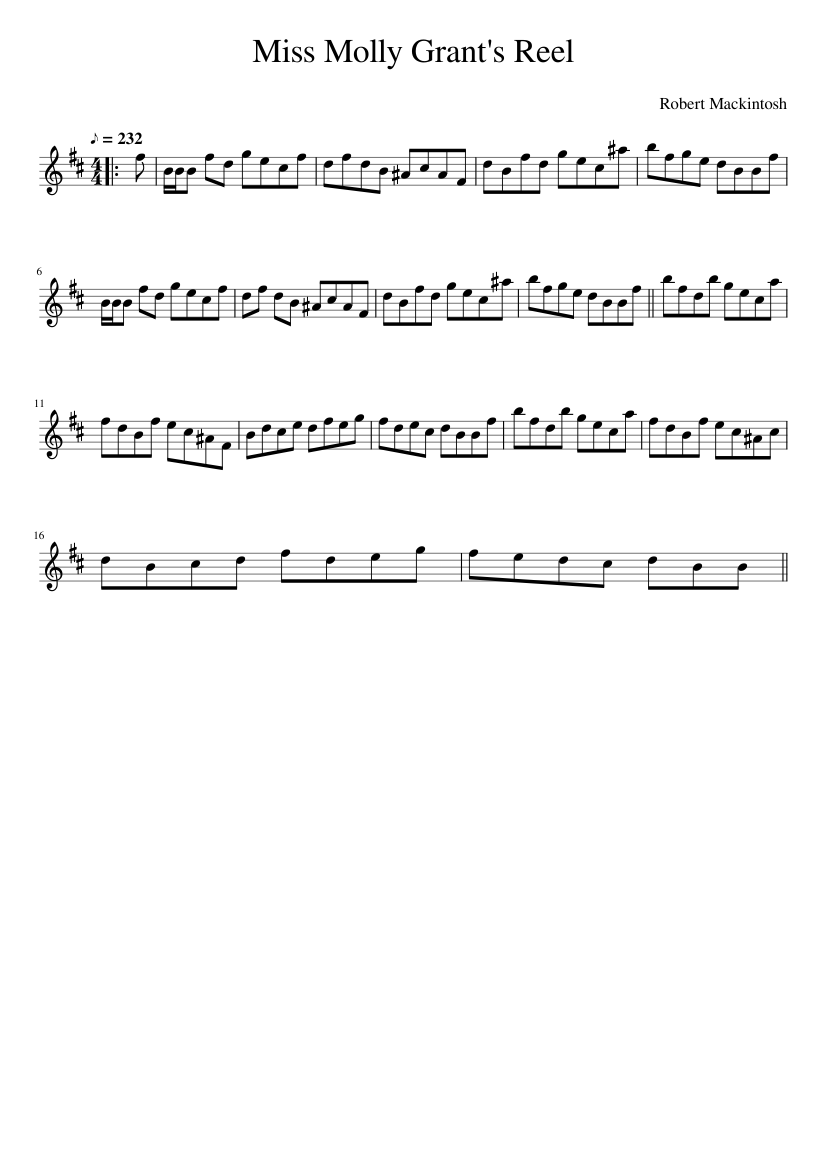 Miss Molly Grant's Reel