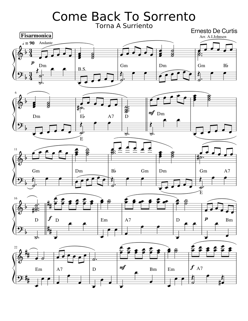 come back to sorrento