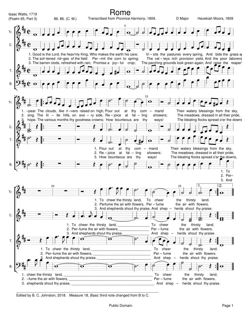 Rome - Hezekiah Moors