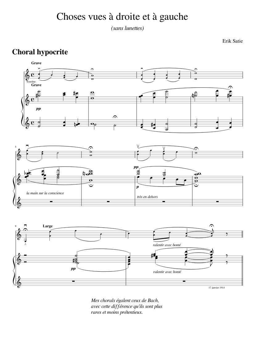 Choses vues à droite et à gauche