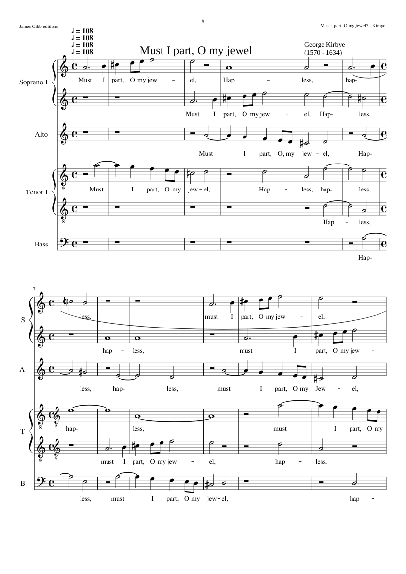 Must I part O my jewel?