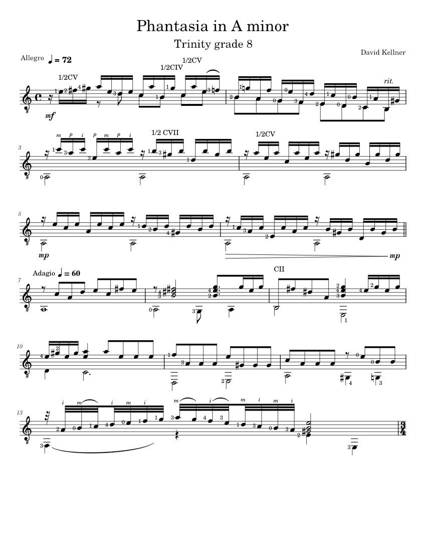 Phantasia in A minor