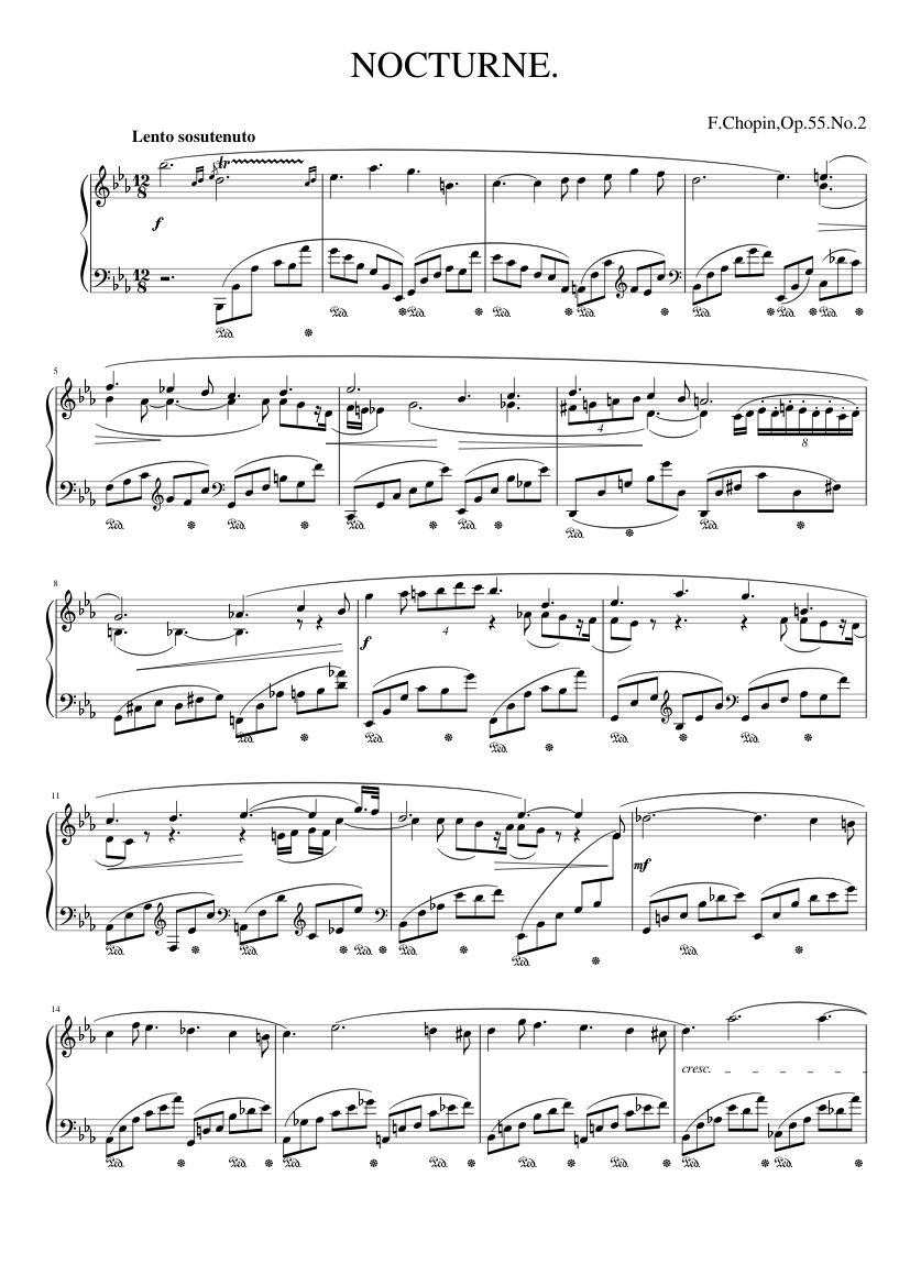 Nocturnes Op.55